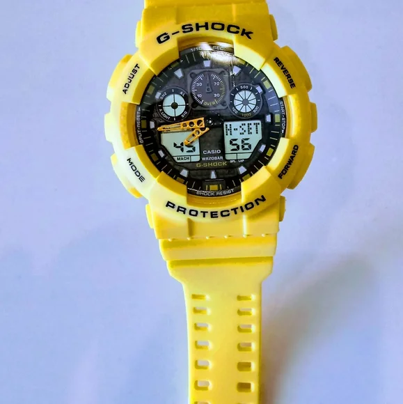 Casio G-Shock Yellow Watch - Picture 4 of 5